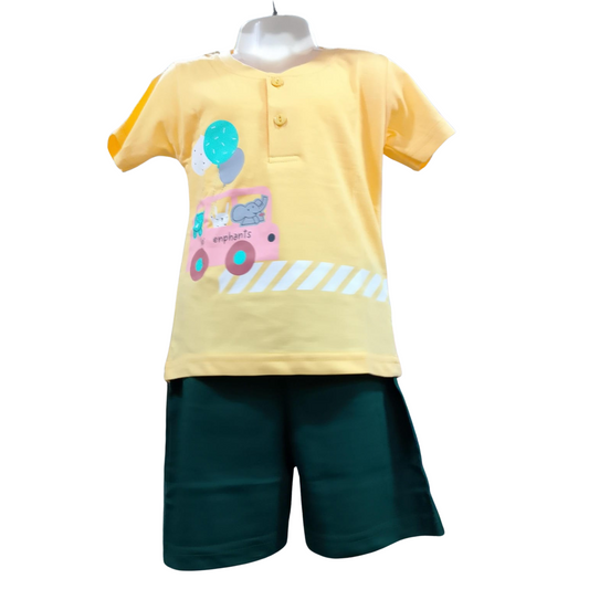 (LP-7021-B) BOYS HALF SET M/L/XL