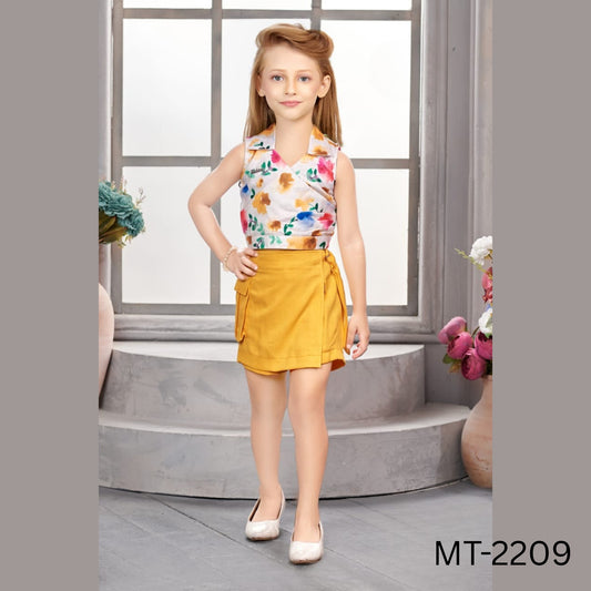 (MT-2209) Girls Skirt and Top 16/26