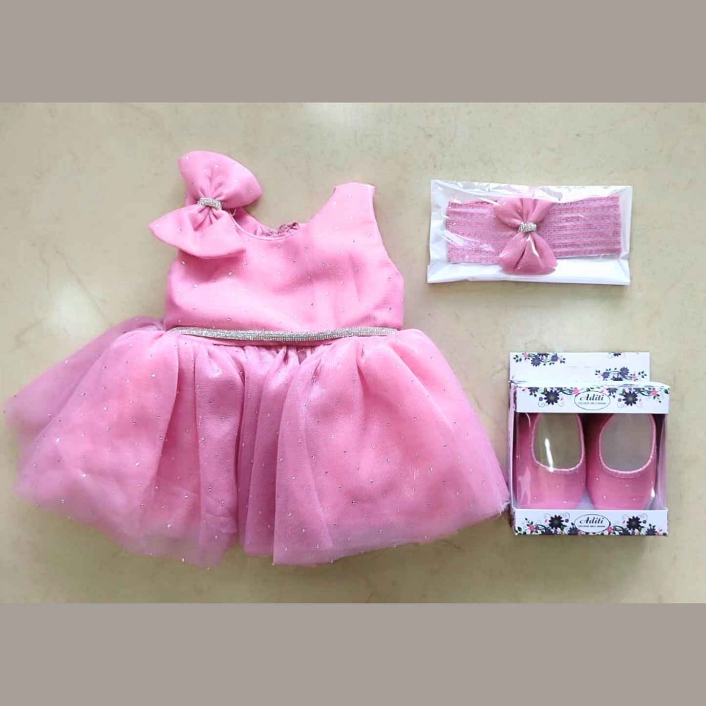 (RK-0044) Girls Party Frock Set 12/14