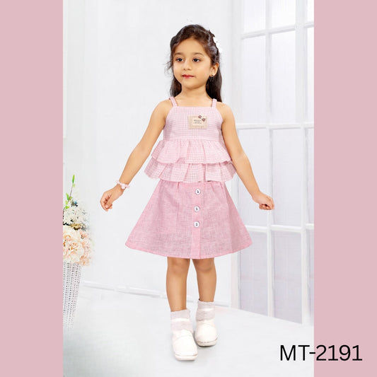 (MT-2191) Girls Skirt and Top 16/26