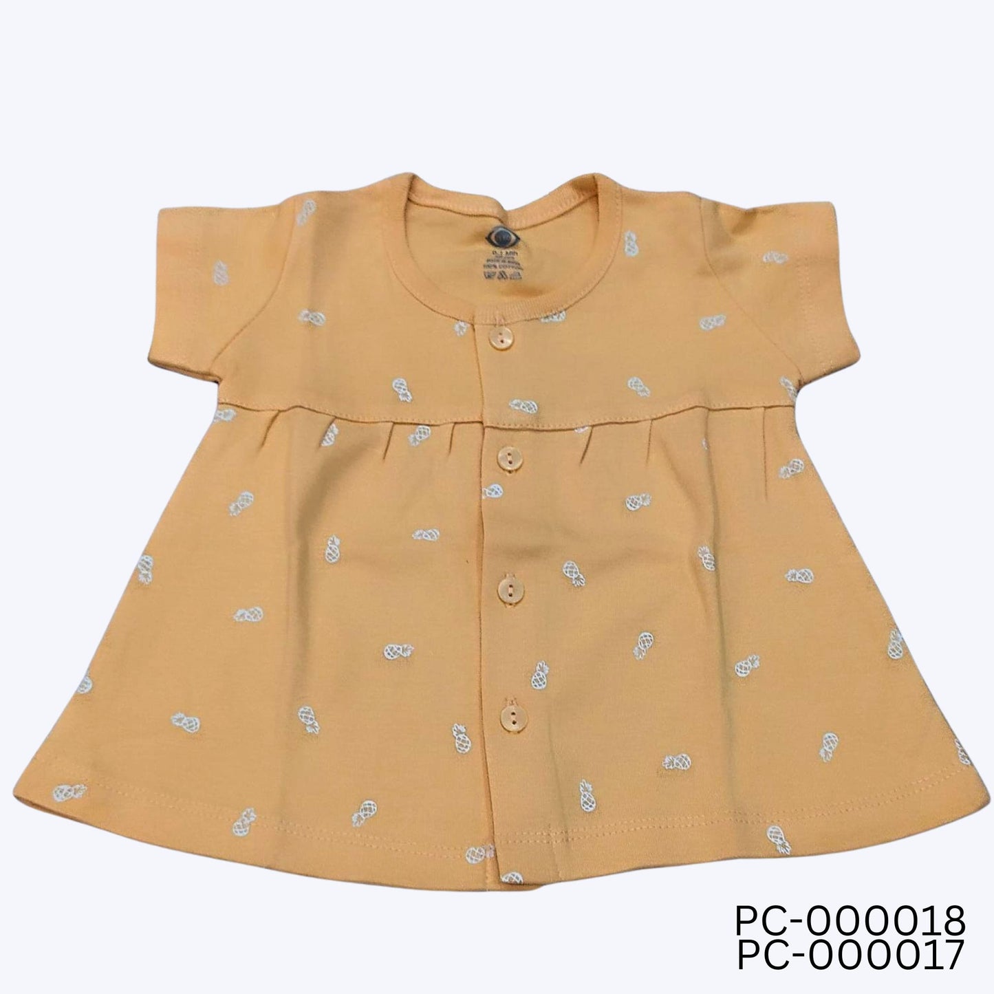 (PC-000017) Zero baby girls frocks 3 pc set (0-1 month)