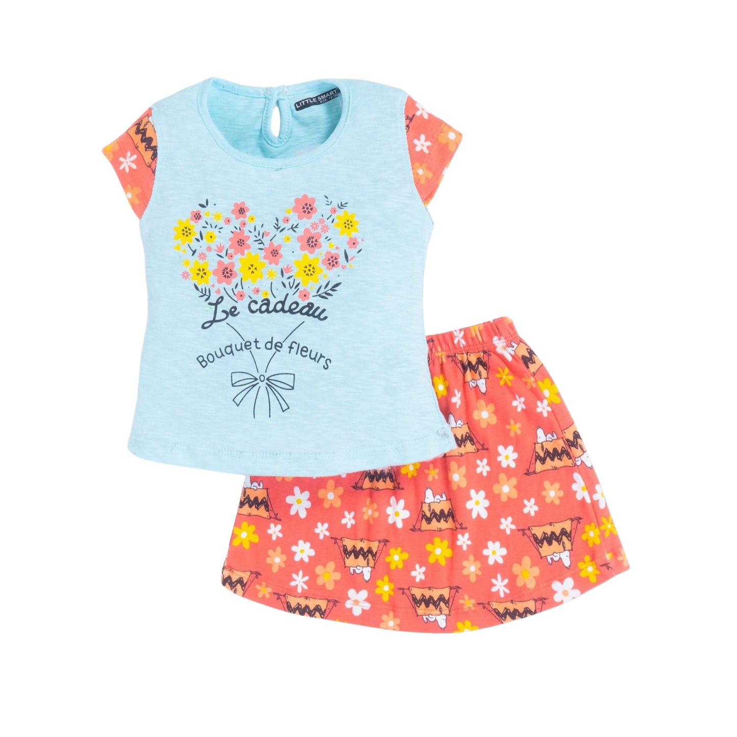 (LS-SSP-40B) H/S Top Skirt Set (12M-18M-24M)
