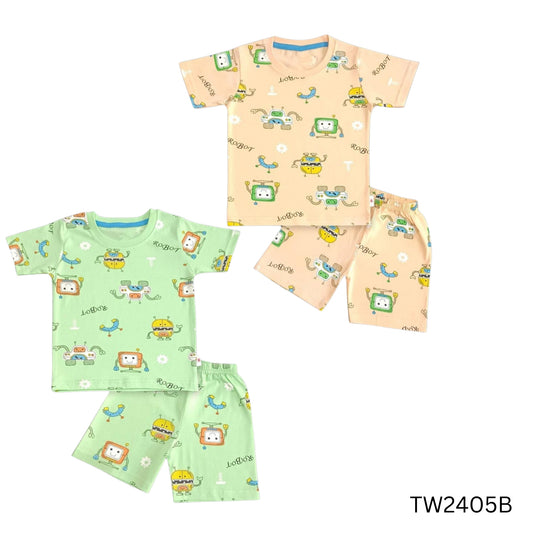(TW2405B) BOYS HALF SET M/L/XL