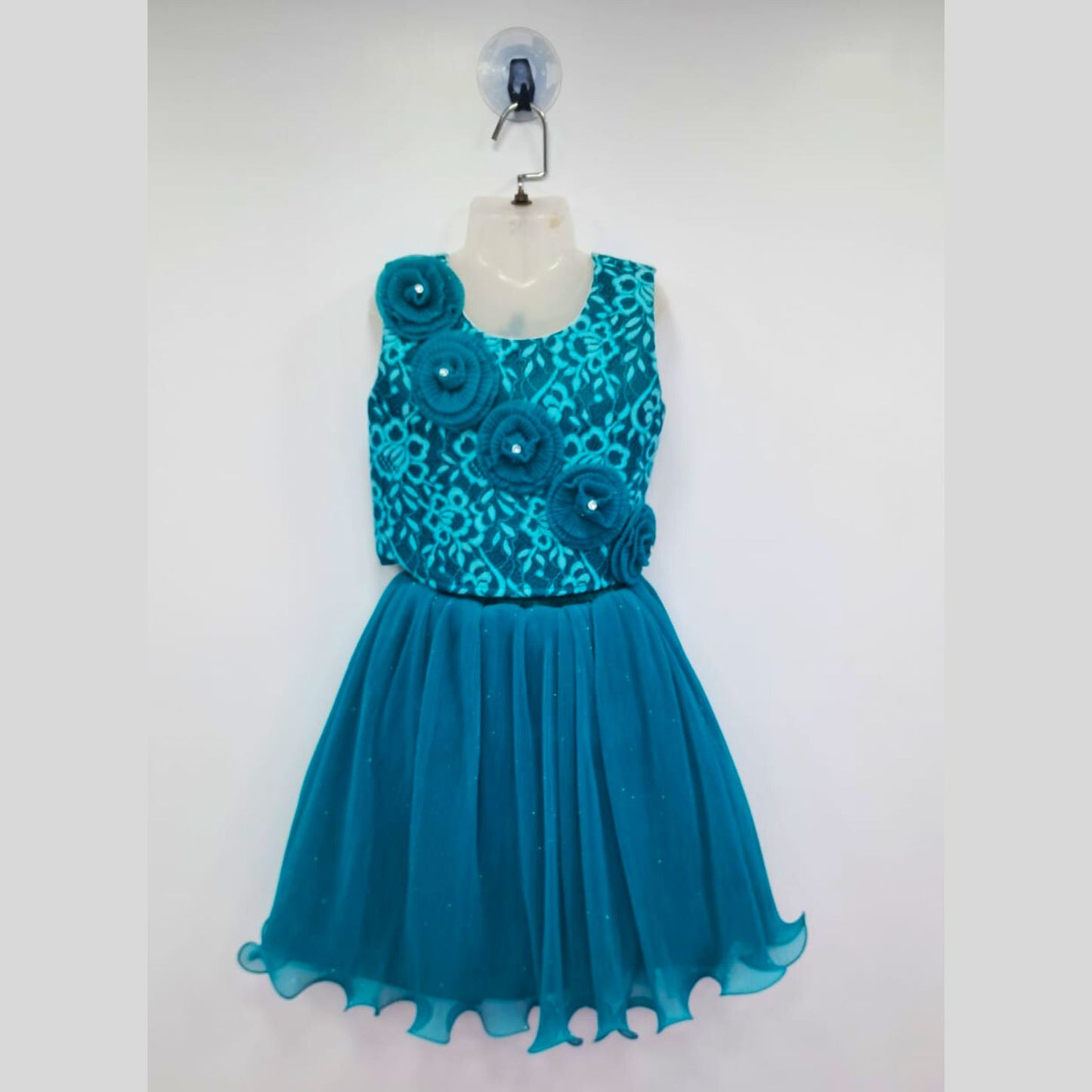 (DP-1232) Girls Partywear Skirt Top 16/26