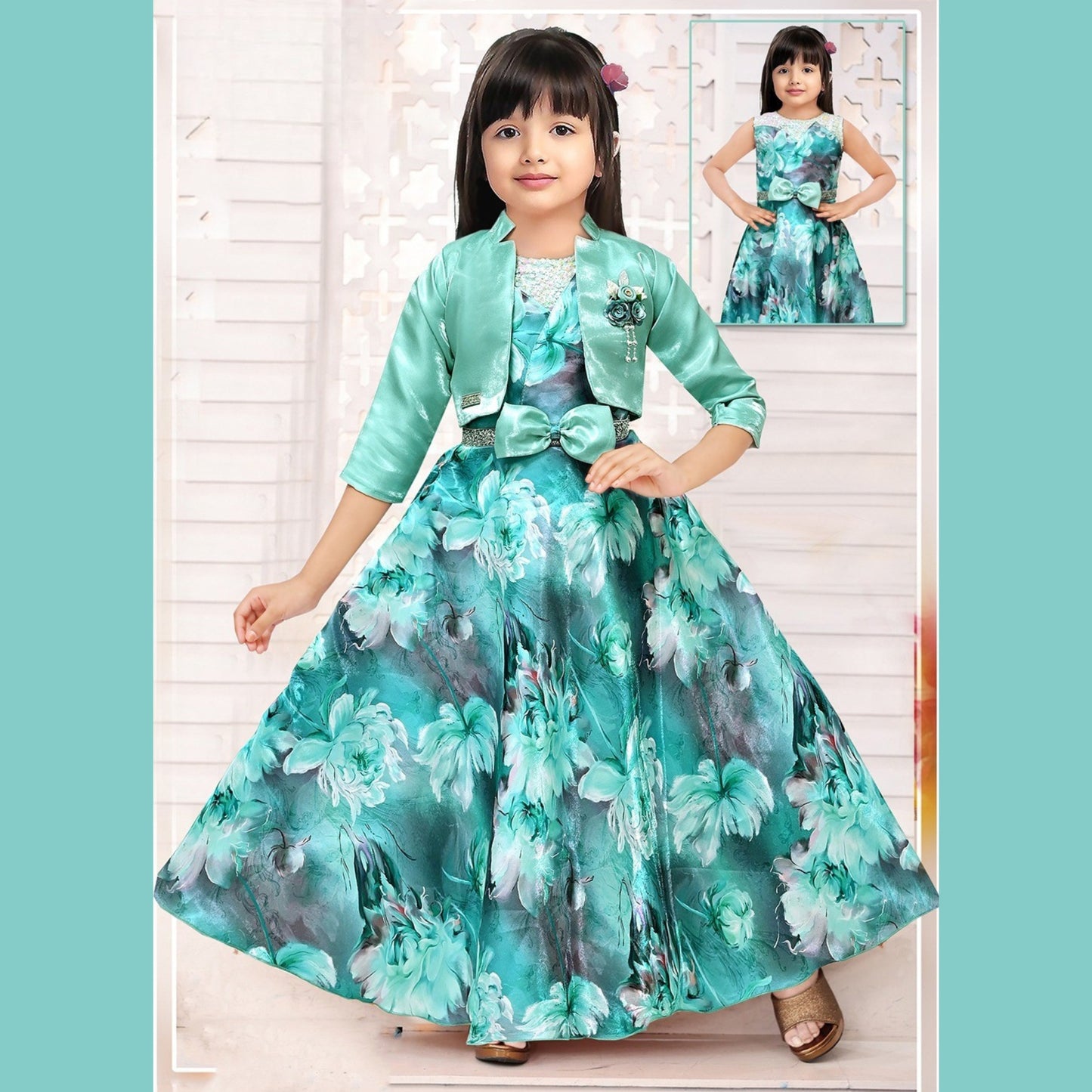 (GL5136) GIRLS GOWN   22/38