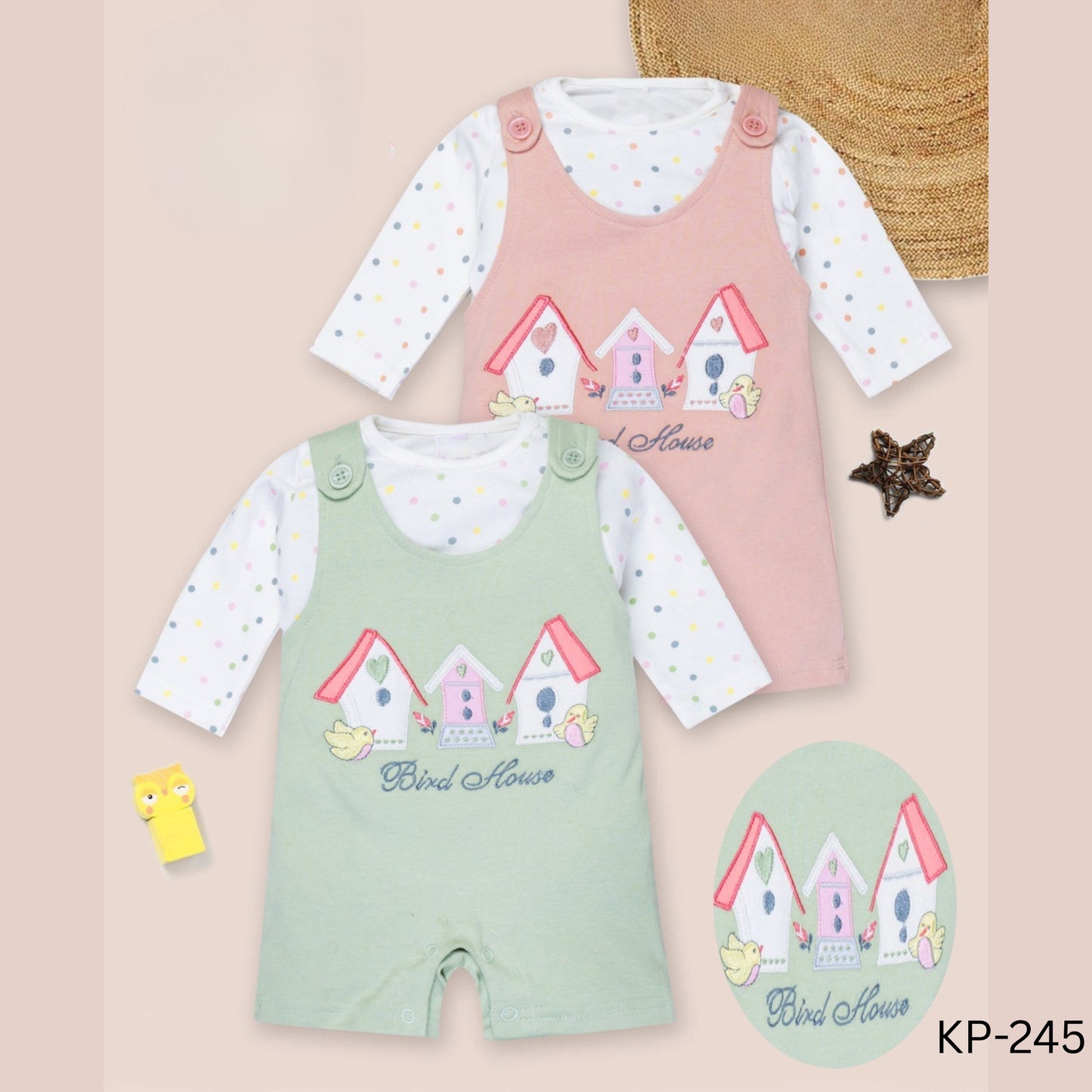 (KP245) BABY ROMPER SET 3 to 12 months