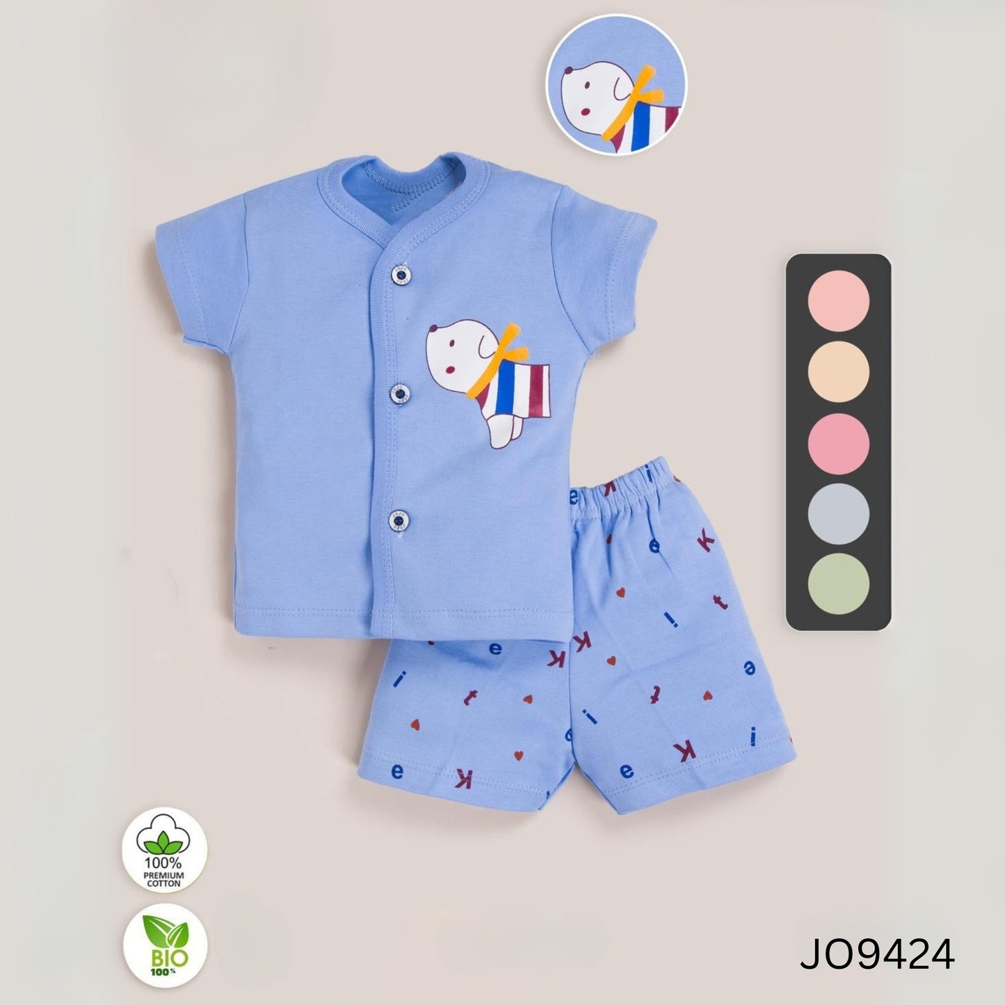 (JO9424) BABY HALF SET