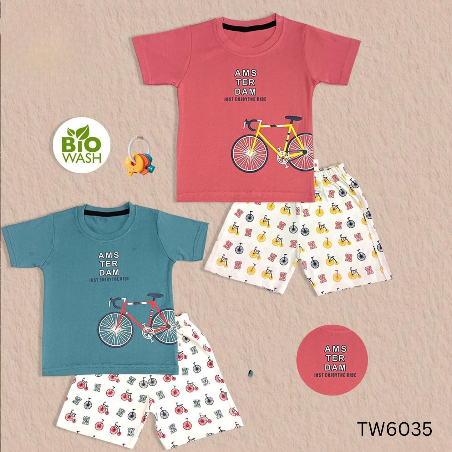 (TW6035) BOYS HALF SET S