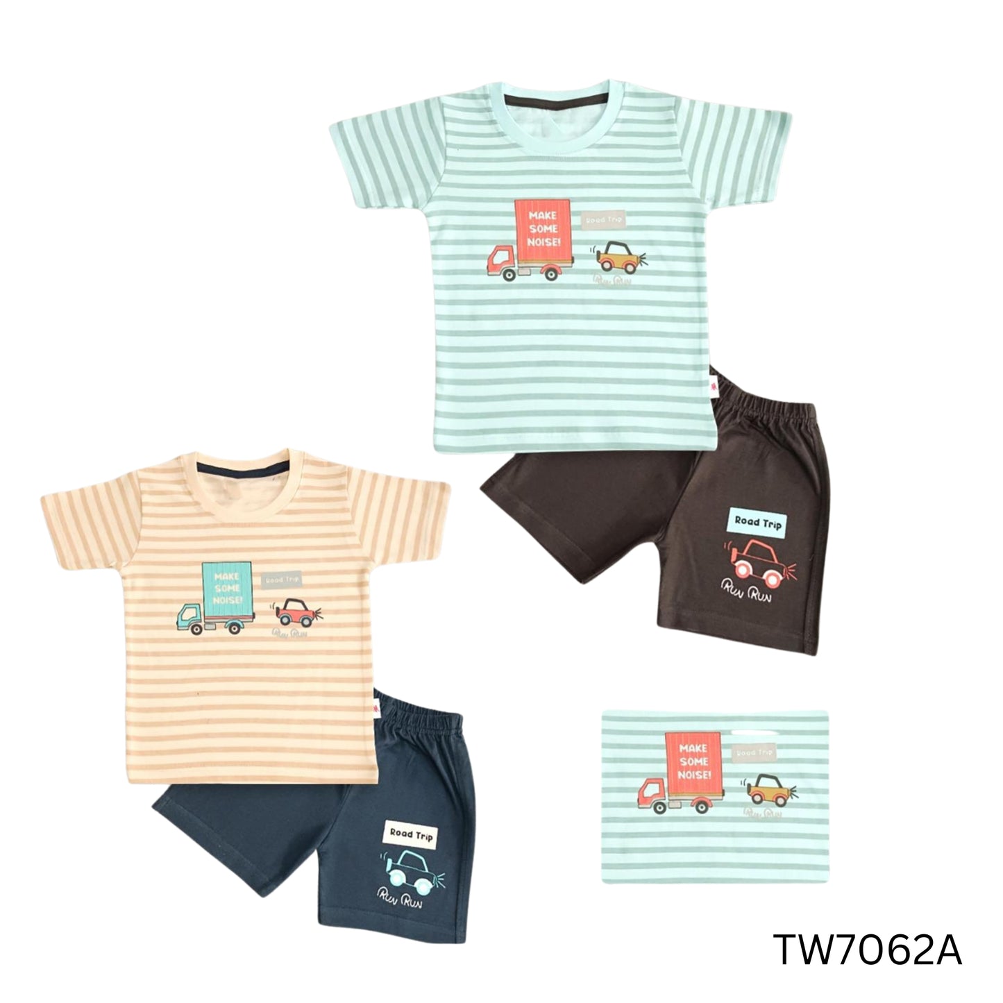 (TW7062A) BOYS HALF SET M/L/XL