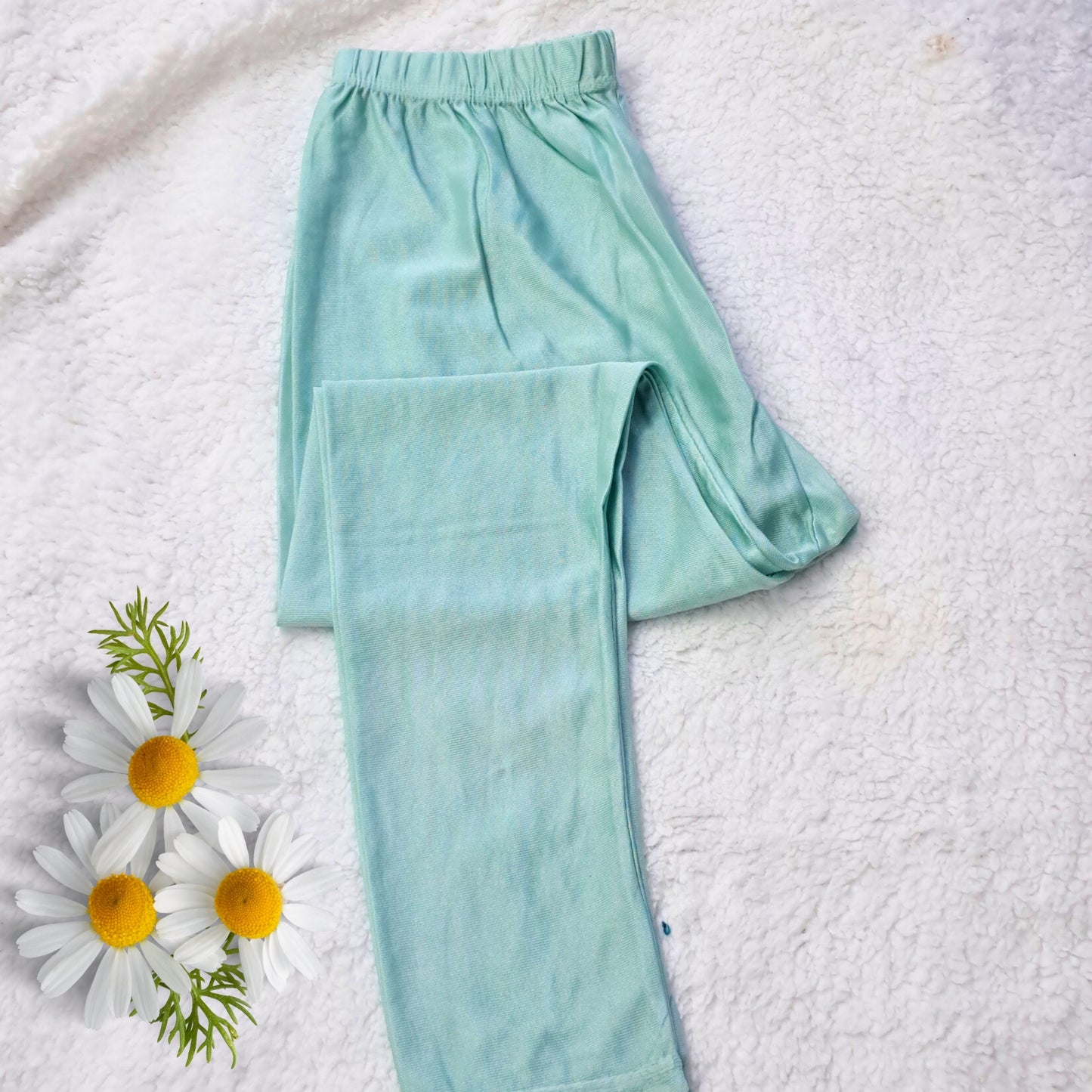 (AD-9106) Pastel Blue Ethnic Dress With Beautiful Glowing Ivory Design