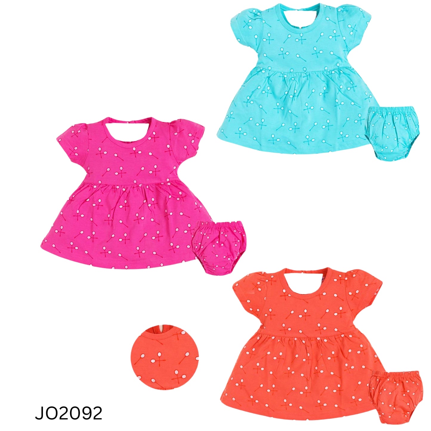 (JO2092) GIRLS FROCK M/L/XL