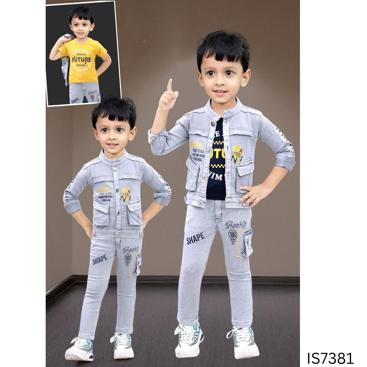 (IS7381) BOYS FULL JKT SET 16/26