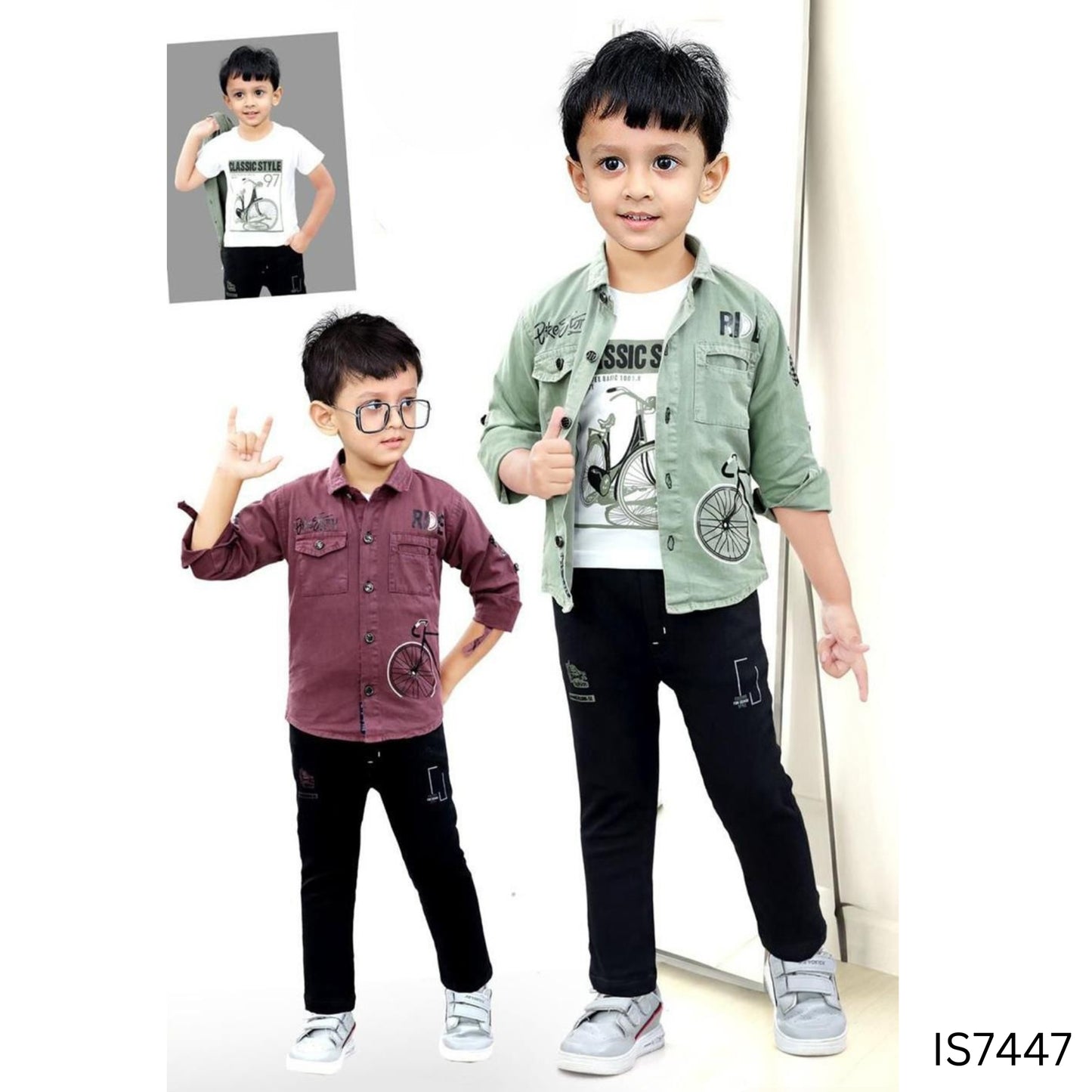 (IS7447) BOYS FULL JKT SET 16/26