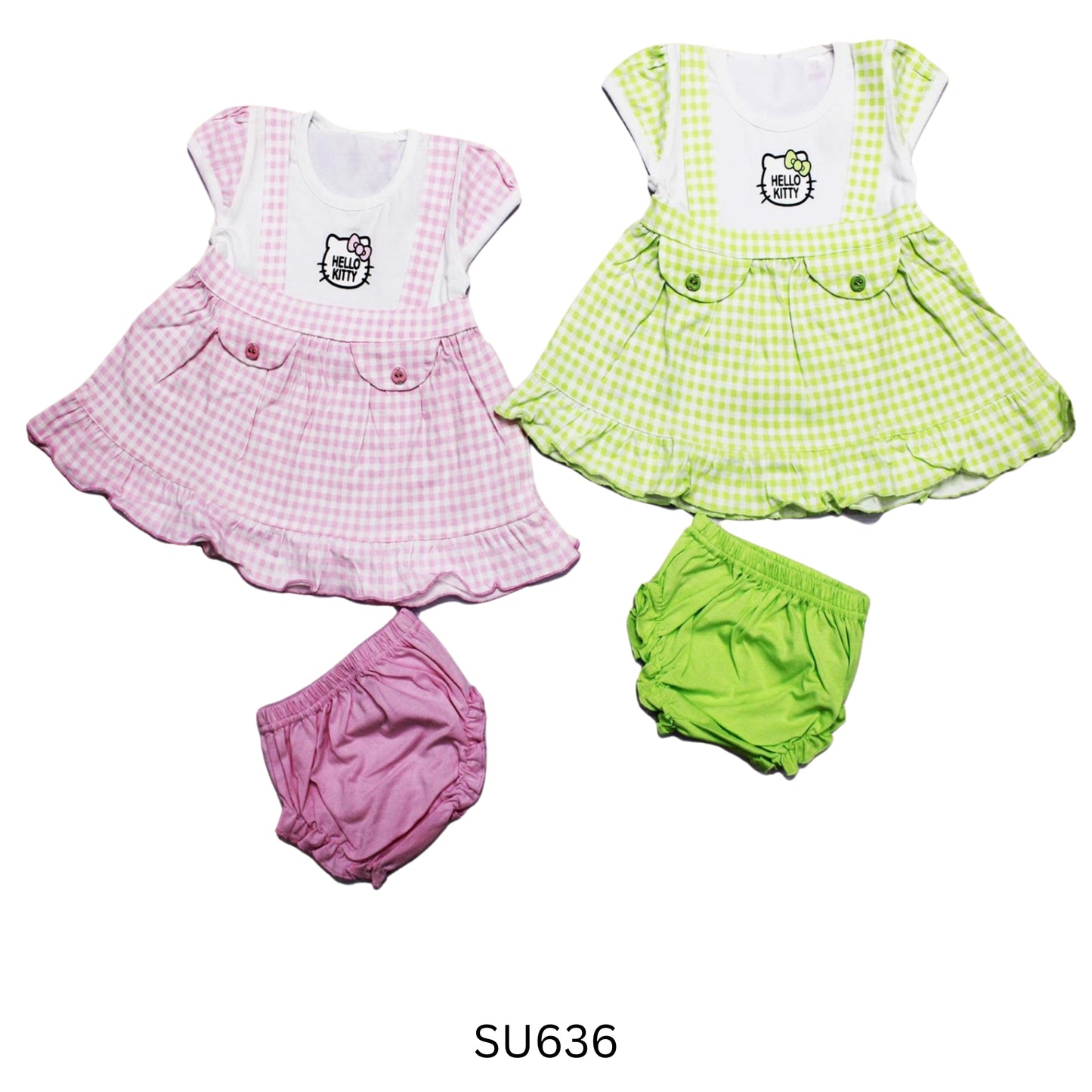 (SU636) GIRLS FROCK 1 to 3