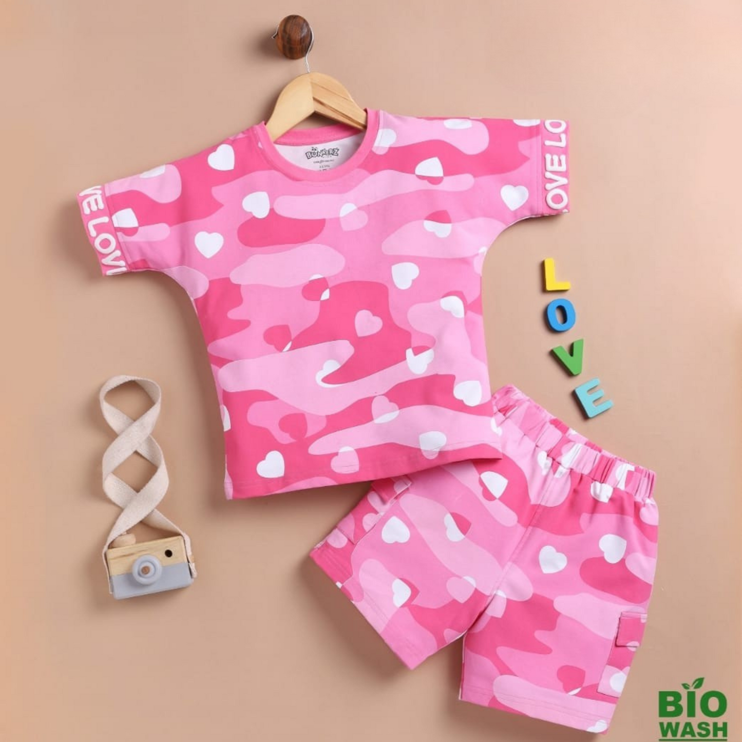 (BKZ-113A) Girls Co-ord set 5 to 10 years