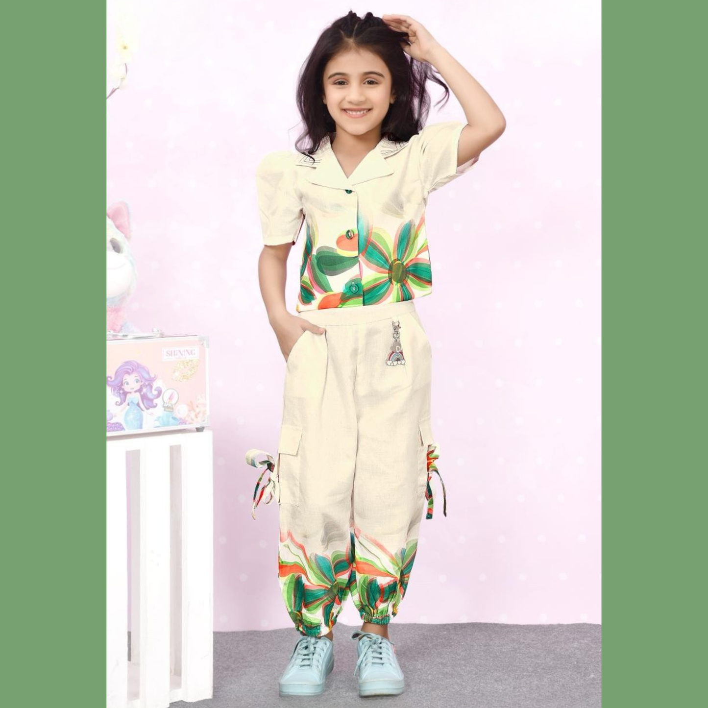 (D-453) Girls Co-ord Set 30/38