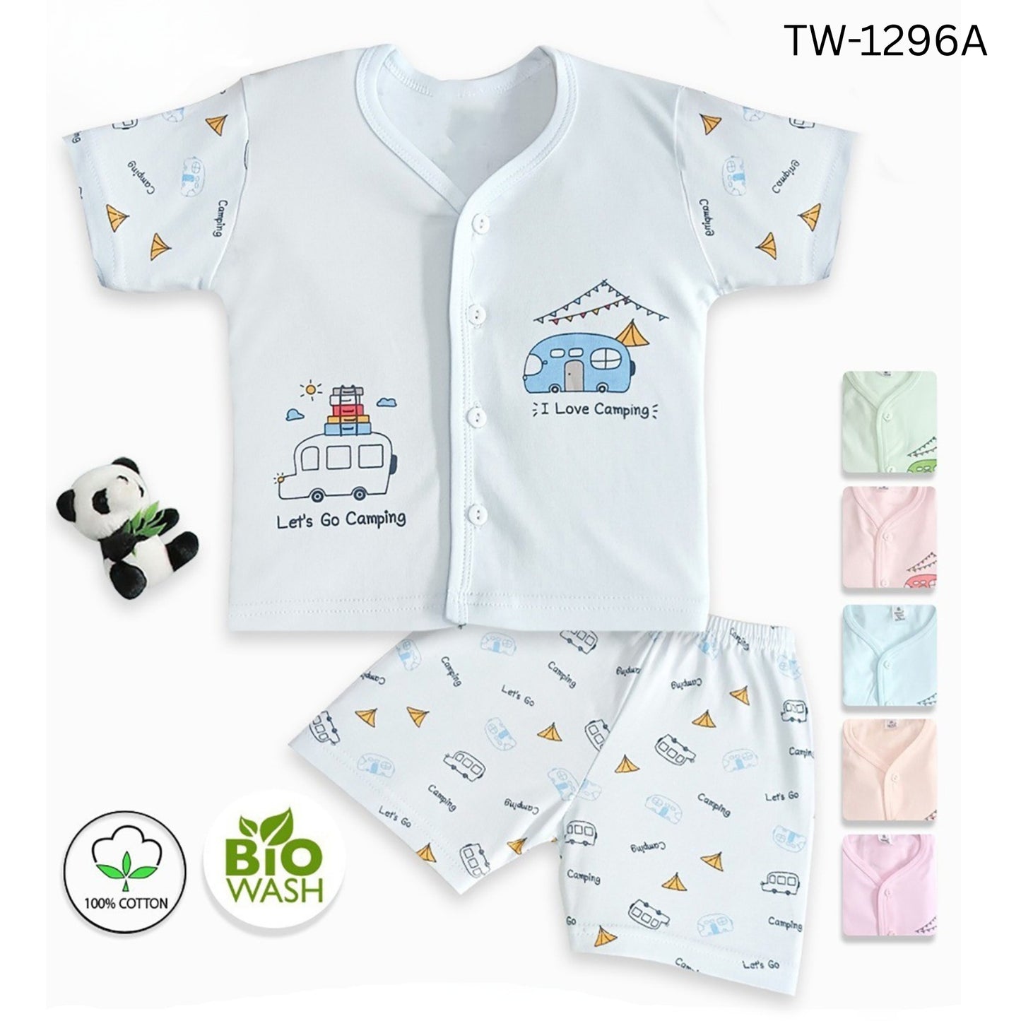 (TW1296A) BOYS HALF SET M/L/XL