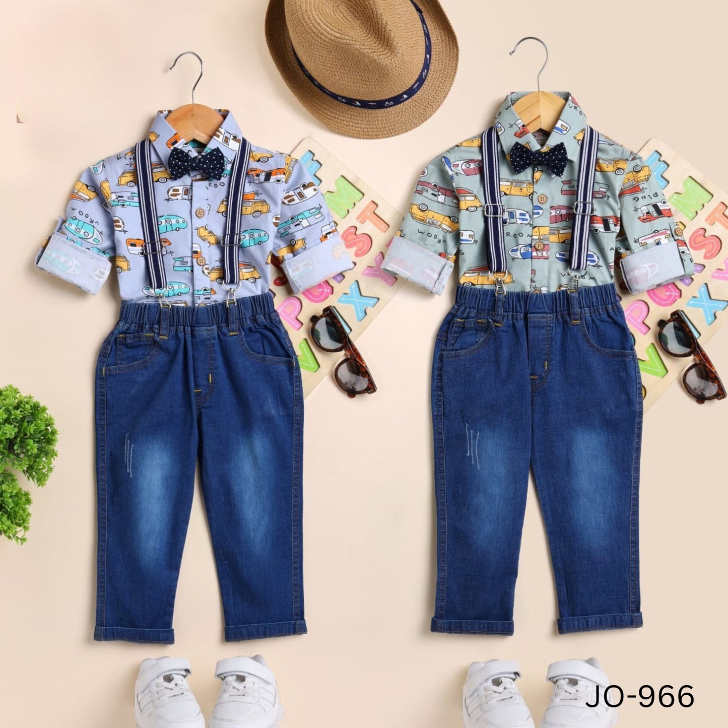 (JO-966) Boys 4 pc full/full suit 6 months up to 3 years