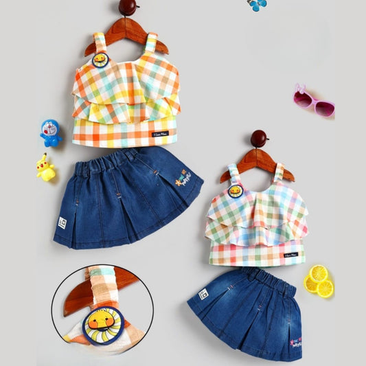 (ILM-12572) Girls Skirt and Top 1/2/3