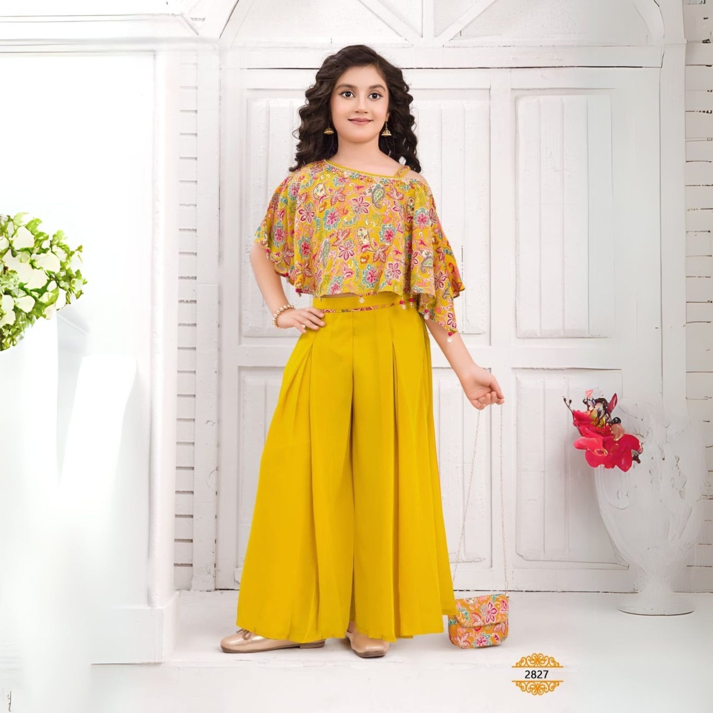 (PP-2827) Lemon Poncho Palazzo 18/38