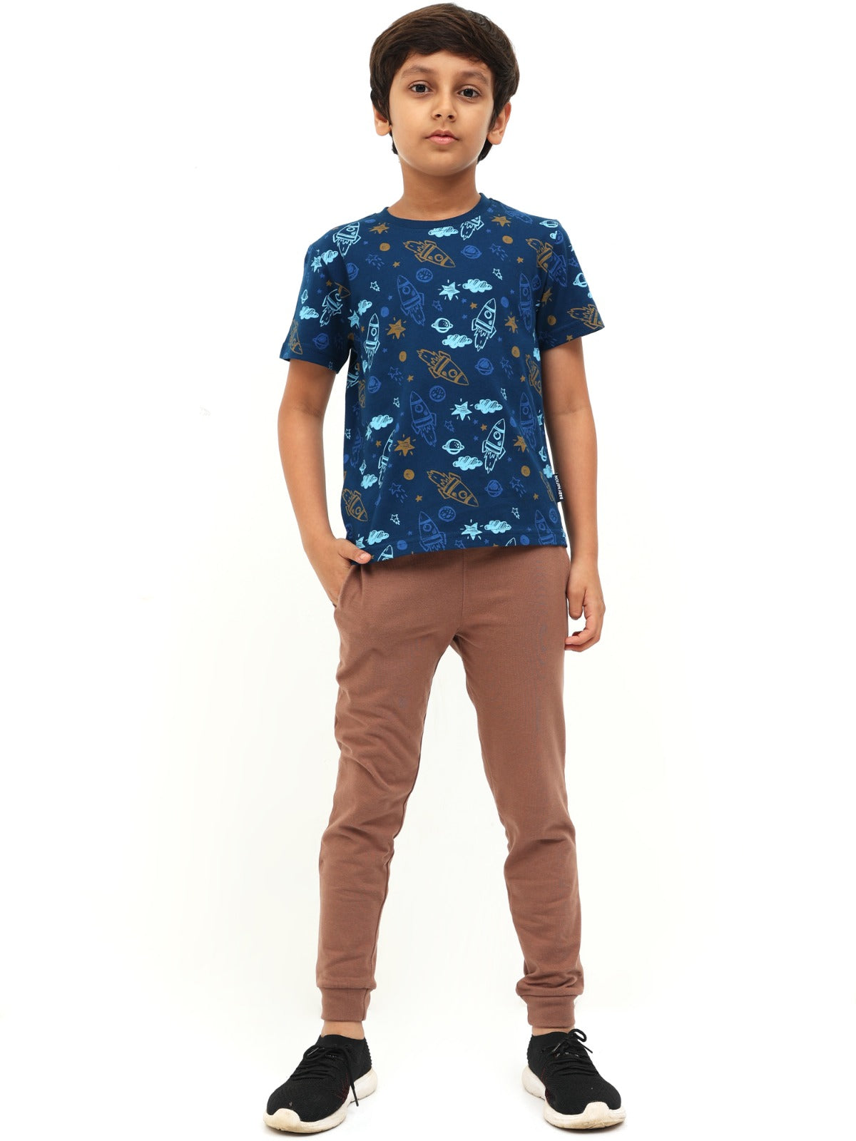 (BNBSTP07) Boys T-Shirt& Pant Set Item (6 Styles) - 6 months to 14 years