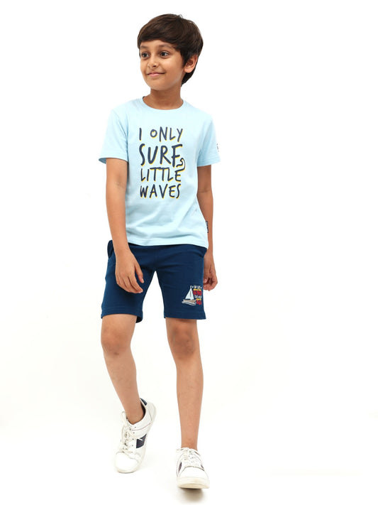 (BNBSTS01) Boys T-Shirt& shorts Set Item (6 Styles) - 6 months to 14 years