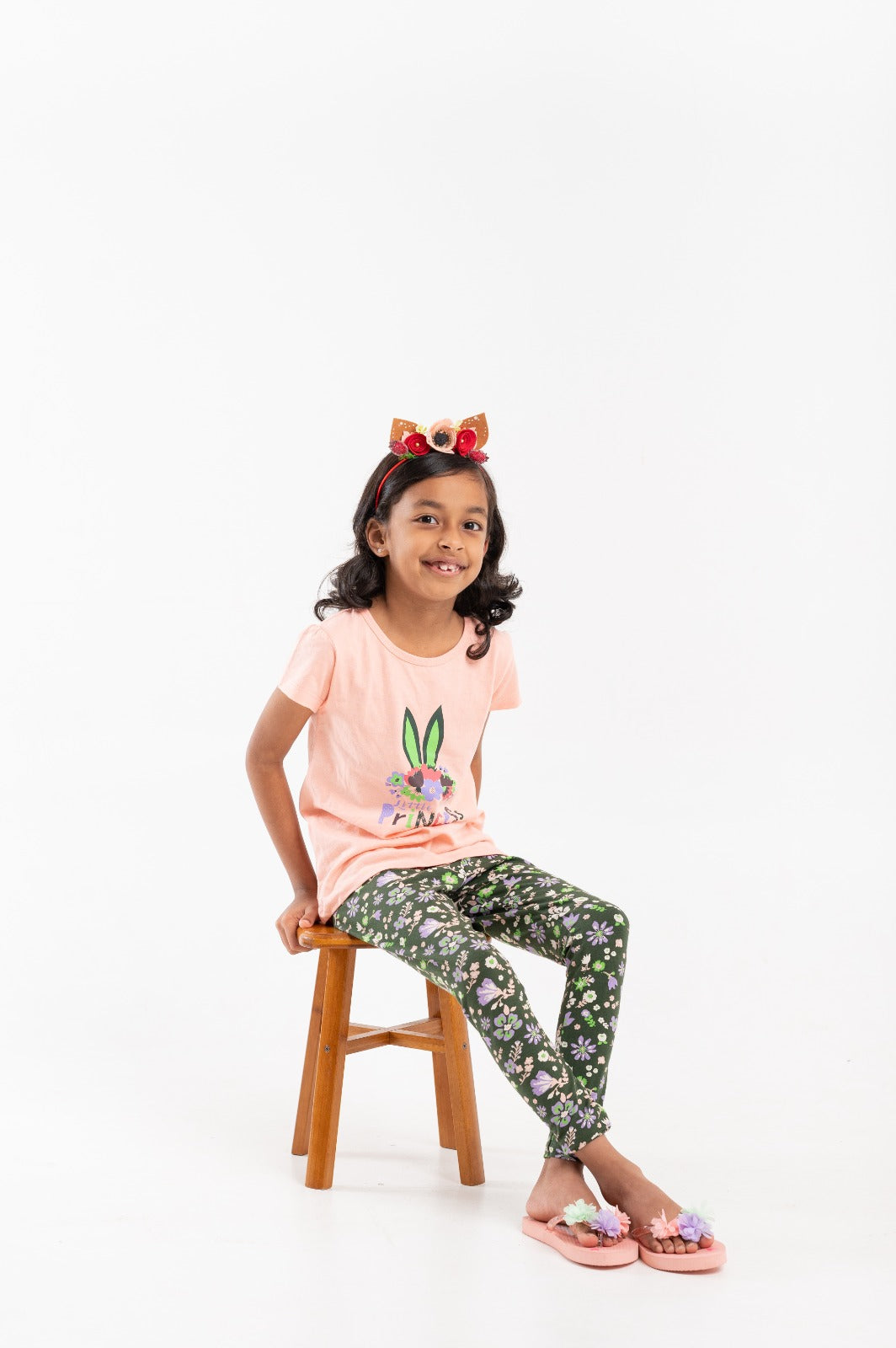 (BNGS02) Girls T-Shirt& Legging Set Item (6 Colors) - 2 to 14 years