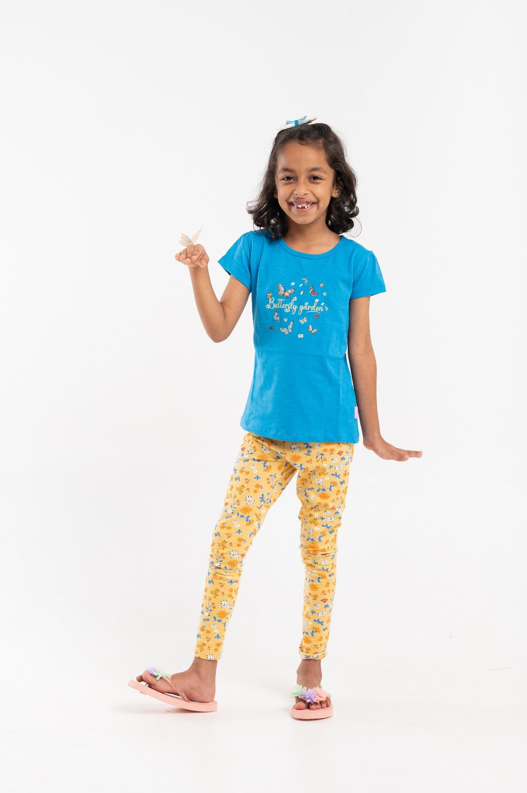 (BNGS04) Girls T-Shirt& Legging Set Item (6 Colors) - 2 to 14 years