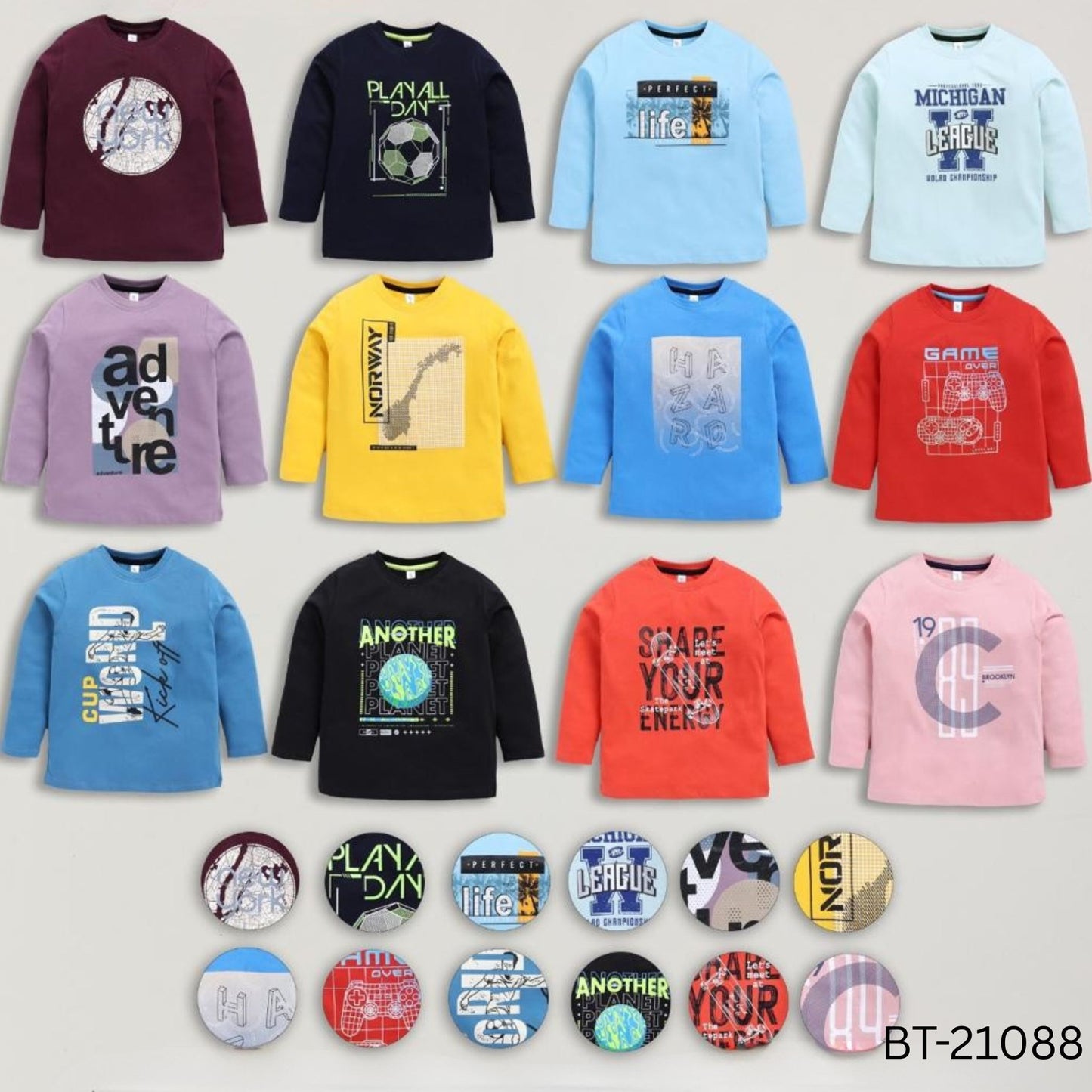 (BT-21088) BOYS TSHIRT 20/36