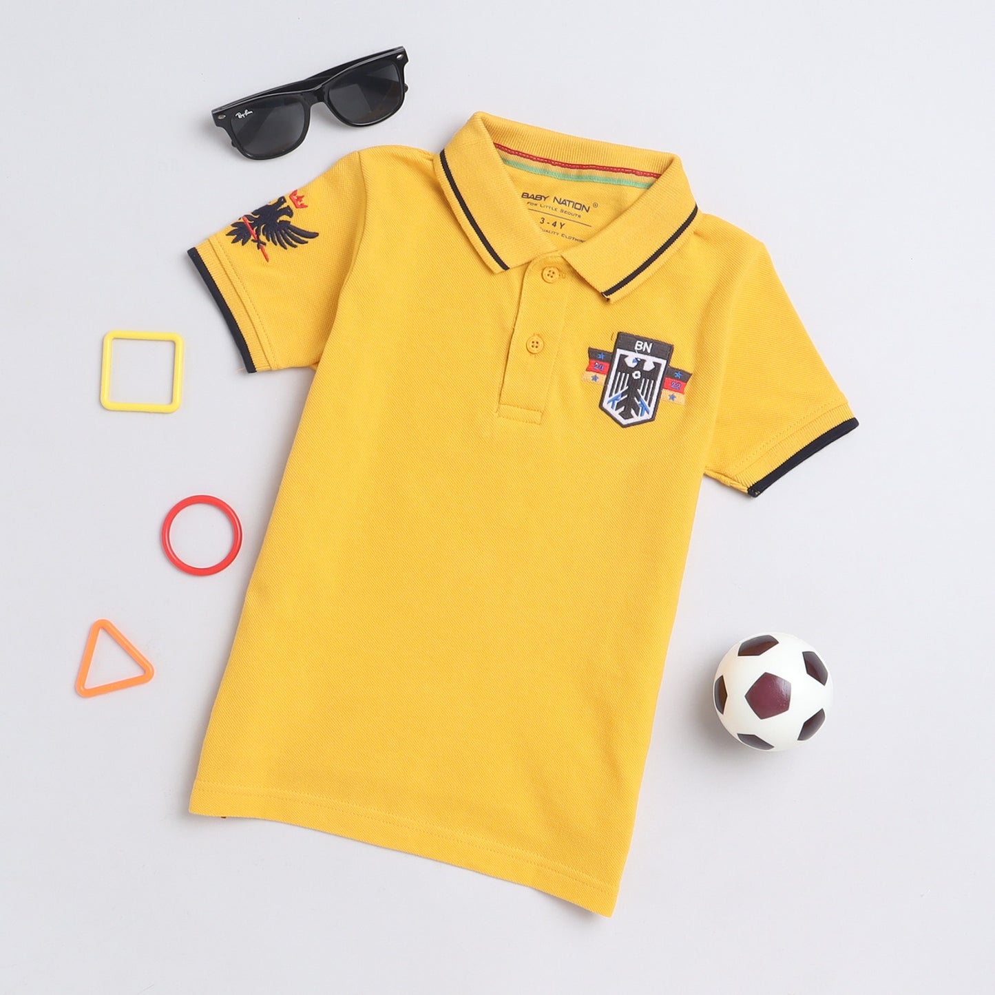 (SS23-7BP) Boys Polo T-Shirt 5 Styles - 2 to 10 years
