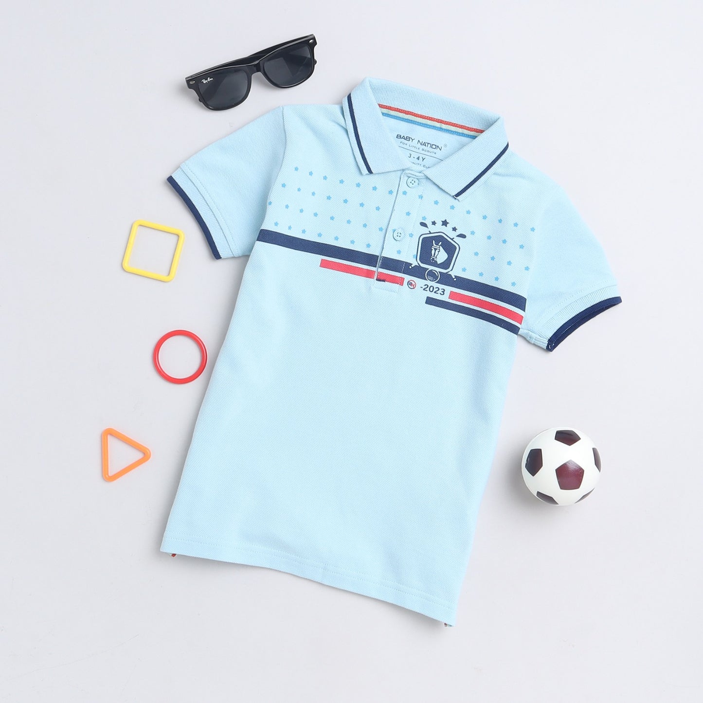 (SS23-8BP) Boys Polo T-Shirt 5 Styles - 2 to 10 years