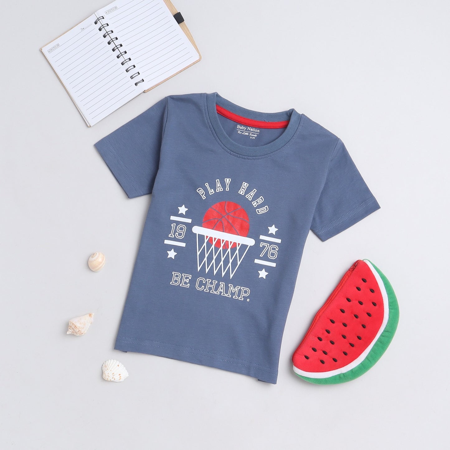 (SS24-BTS25) Boys T-Shirt 5 Style - 1 to 10 years