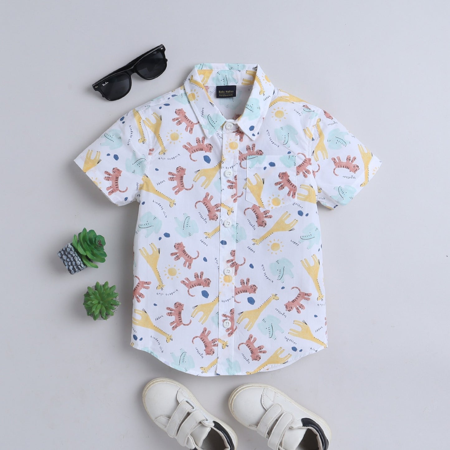 (WS23-BSH08) Boys Shirt 3 Style - 1 to 7 years