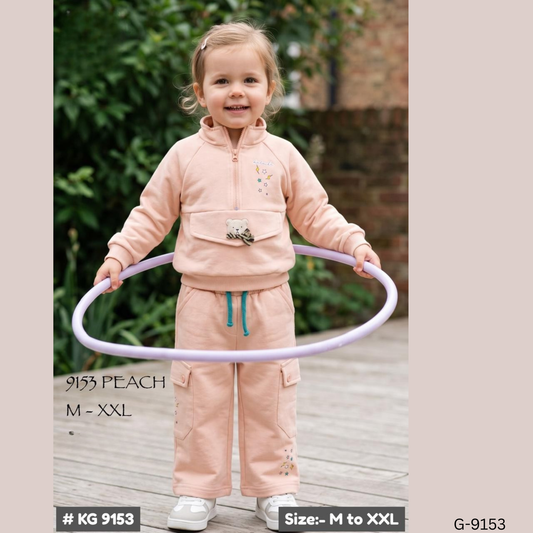(G-9153) Girls Full/Full 3 pc Set 2 to 5 yrs
