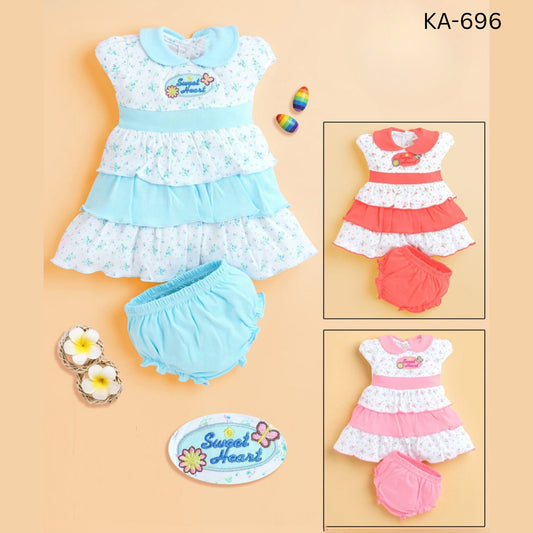 (KA696) GIRLS FROCK SET 1 to 3 AND 16/18/20