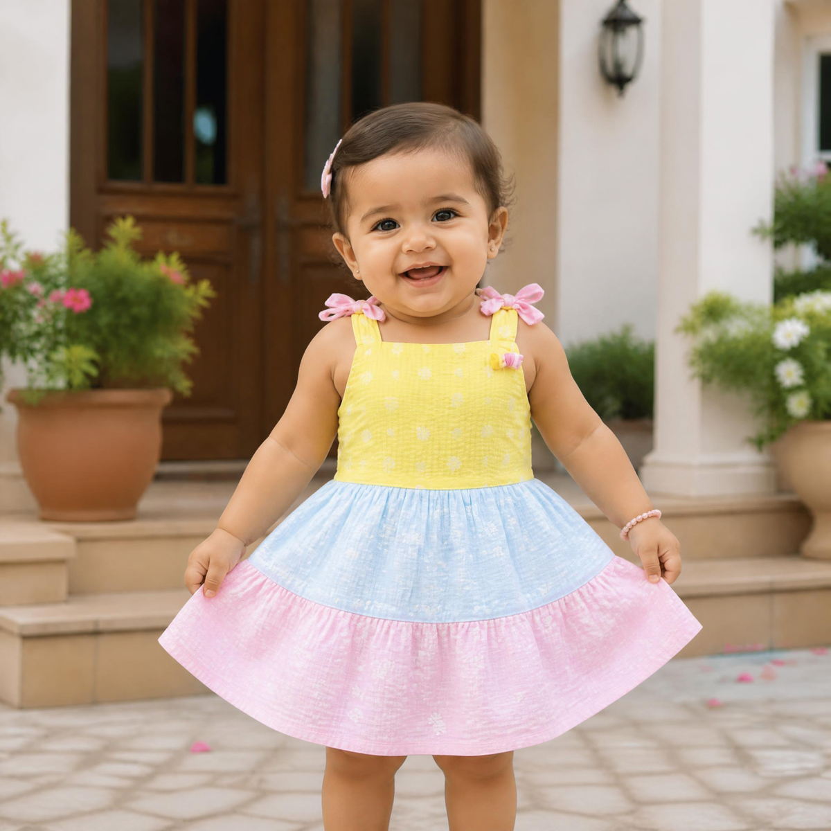(S-1313) Girls Frock 14/18