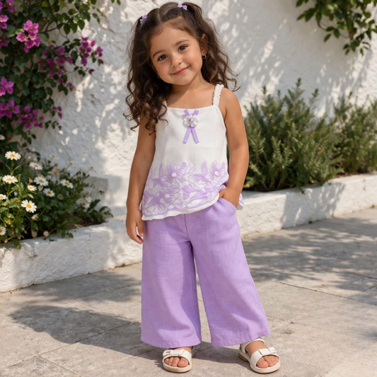 (DC-115) Girls Palazzo and Top 16/26