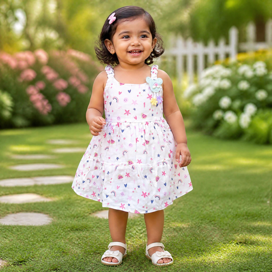 (S-1342) Girls Frock 14/18