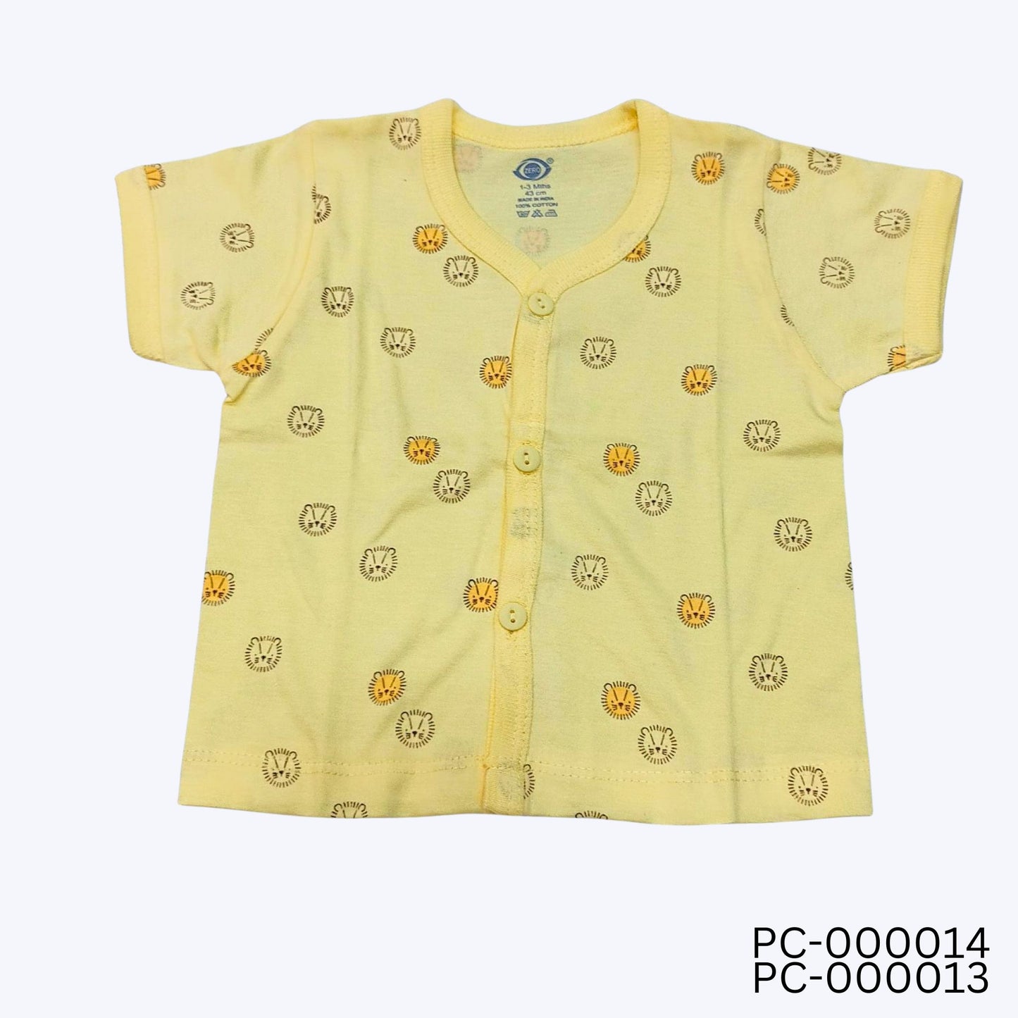 (PC-000014) Zero baby half shirts (0-1 month)