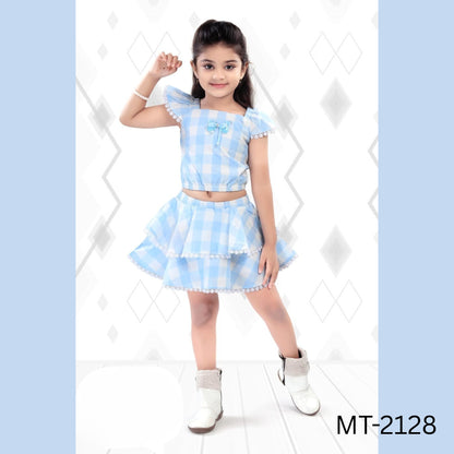(MT-2128) Girls Skirt and Top 16/26