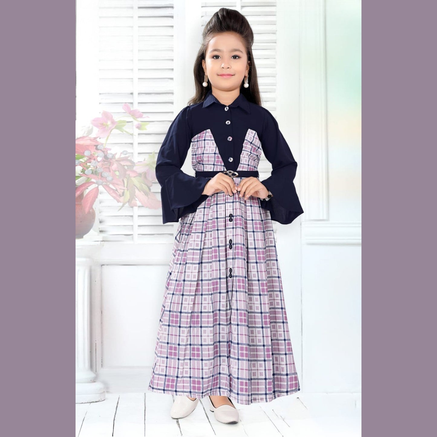 (UN3672P) GIRLS GOWN   22/36