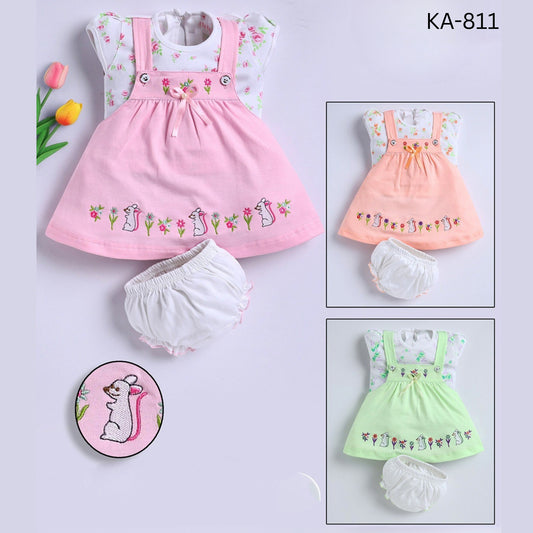 (KA811) GIRLS FROCK SET 1 to 3 AND 16/18/20