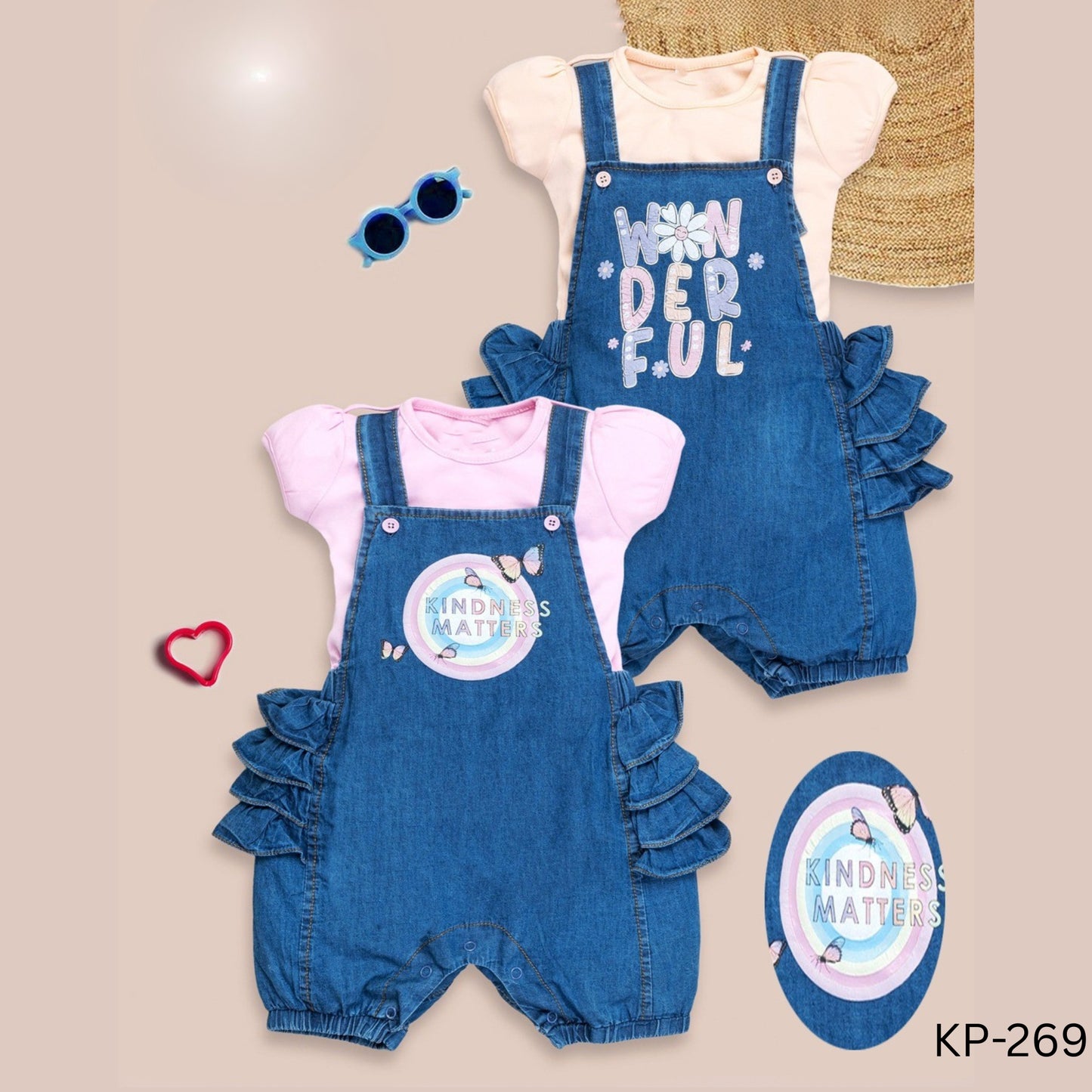 (KP269) BABY ROMPER SET 3 to 12 months