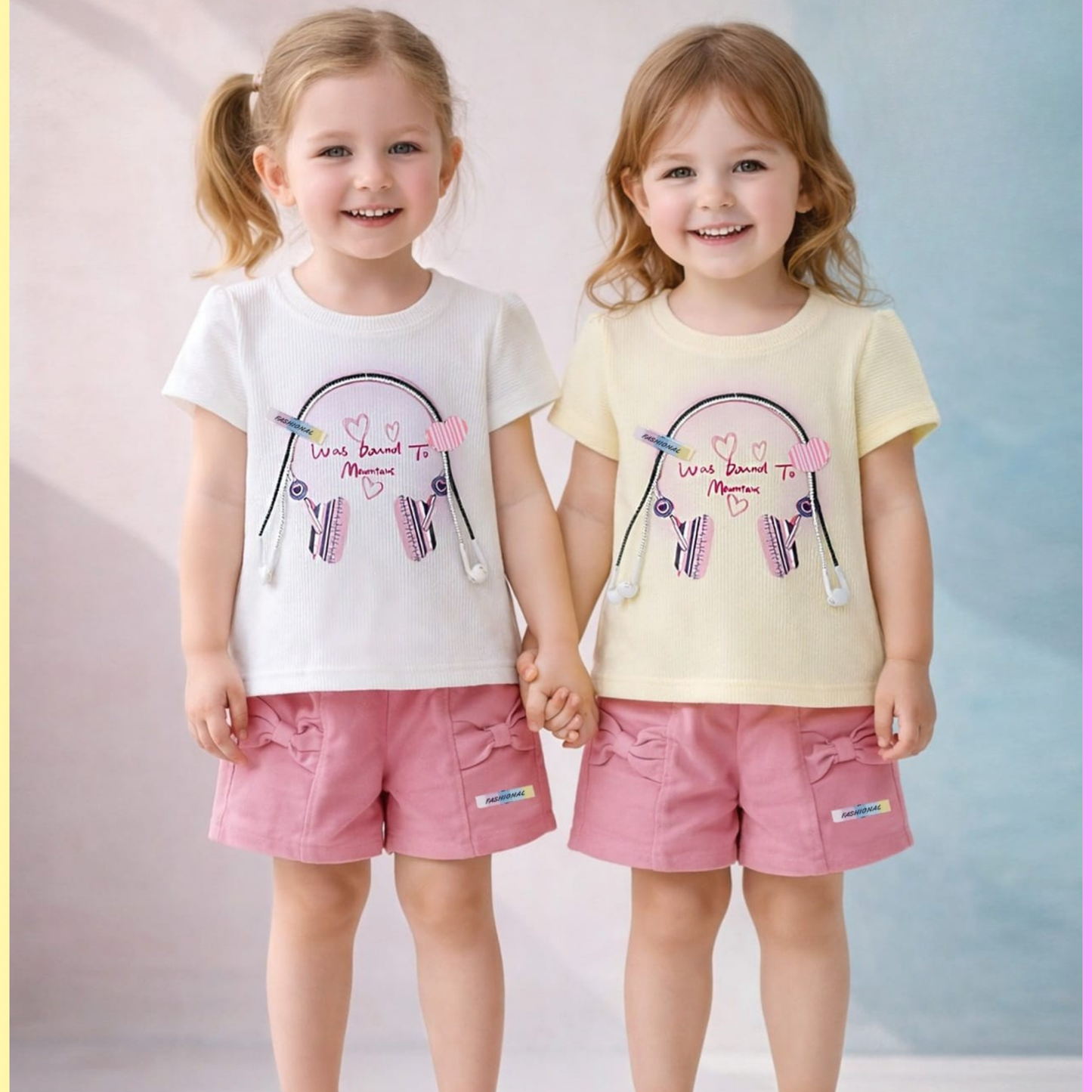 (AG-1659) Girls Shorts and T-Shirt 16/20
