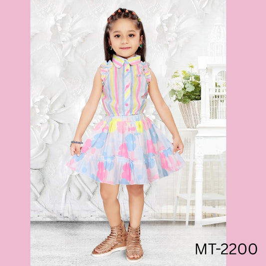 (MT-2200) Girls Skirt and Top 16/26