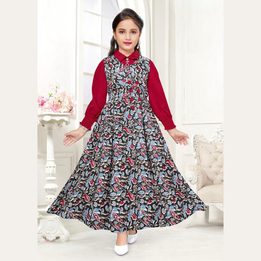 (UN3652M) GIRLS GOWN   22/36