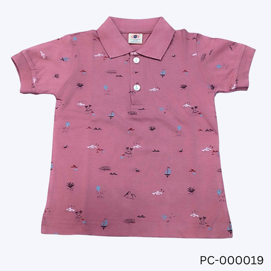 (PC-000019) Zero half sleeve collared shirt (6-12 months)