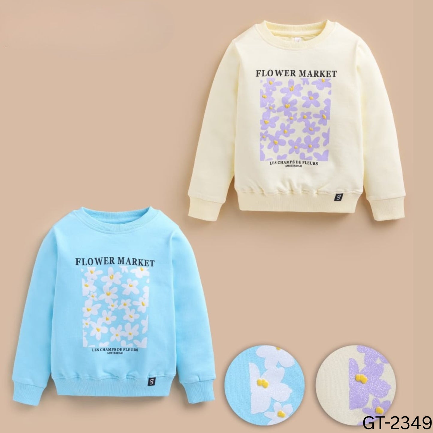 (GT-2349B) GIRLS TOP 32/36