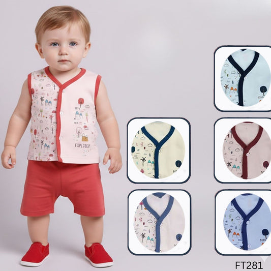 (FT281) BABY S/LESS HALF SET SIZE S
