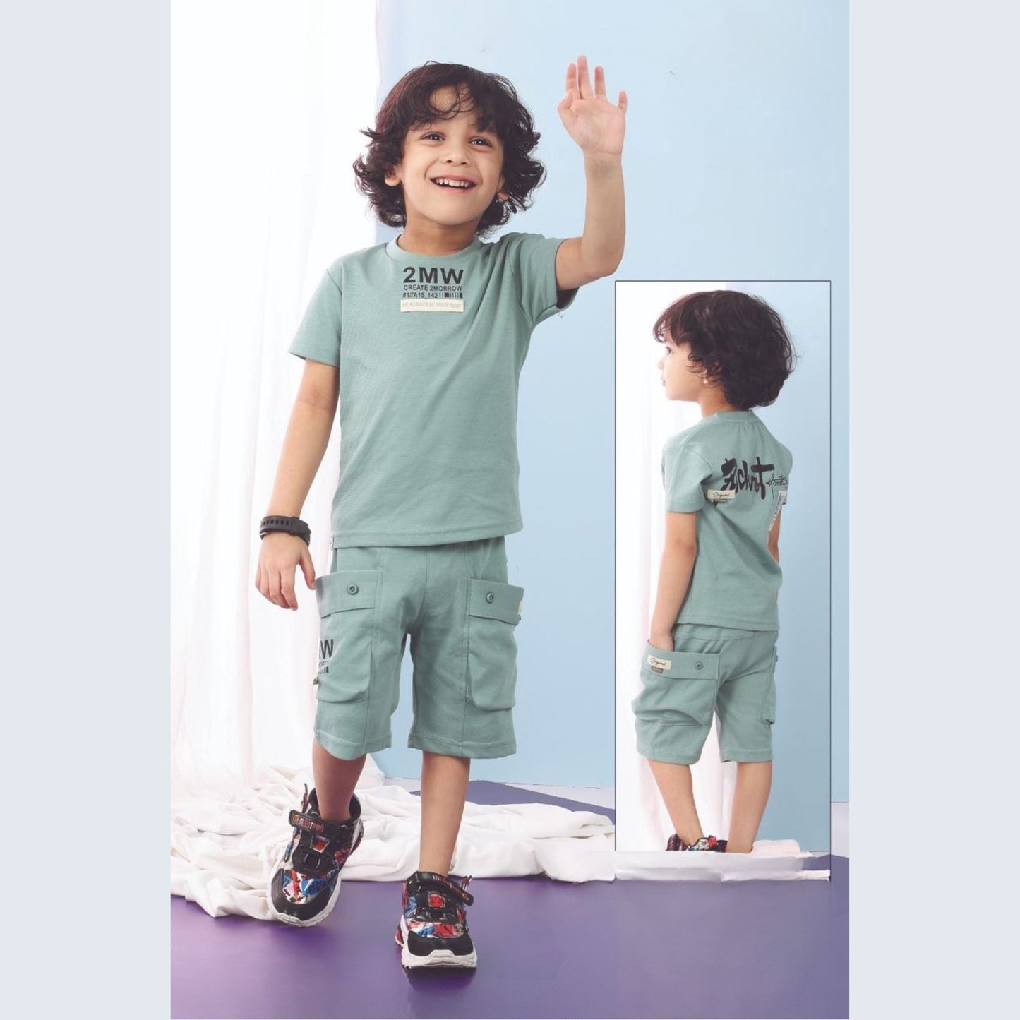 (KF-721) BOYS COORD SET (UPTO 2 yrs)